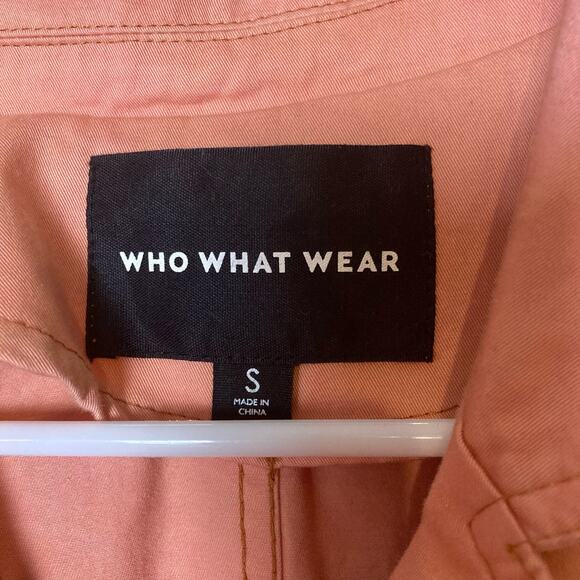 Who What Wear Tie Dye Bell Sleeve Denim Funky Mix Media Button Up Dress Small - Picture 11 of 13